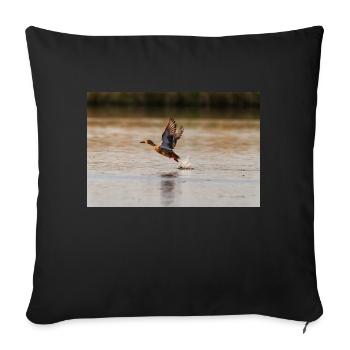 000 0552 NikDxO - Sofa pillow with filling 45cm x 45cm - black - Front