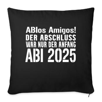 ABI Abios Amigos - Sofakissen mit Füllung 45 x 45 cm - Schwarz - Vorne