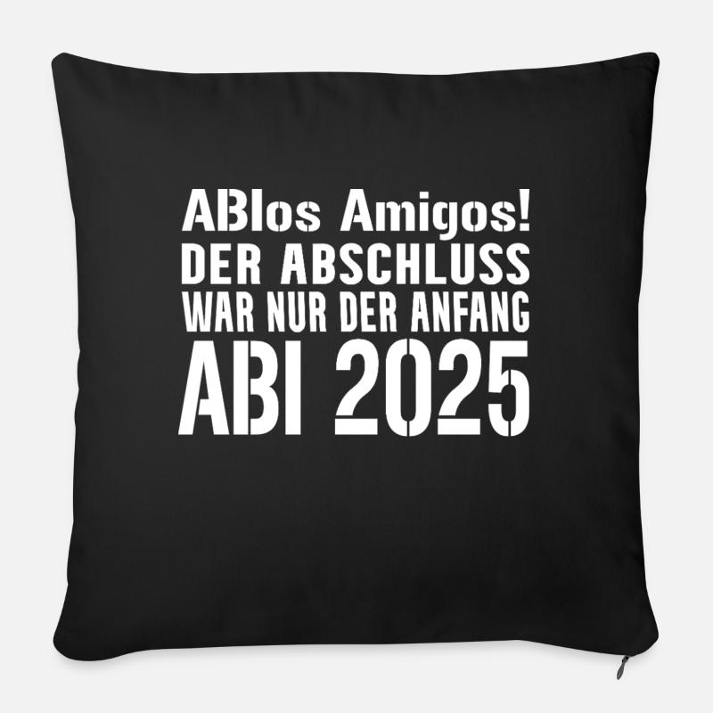ABI Abios Amigos - Coussin et housse de 45 x 45 cm - noir