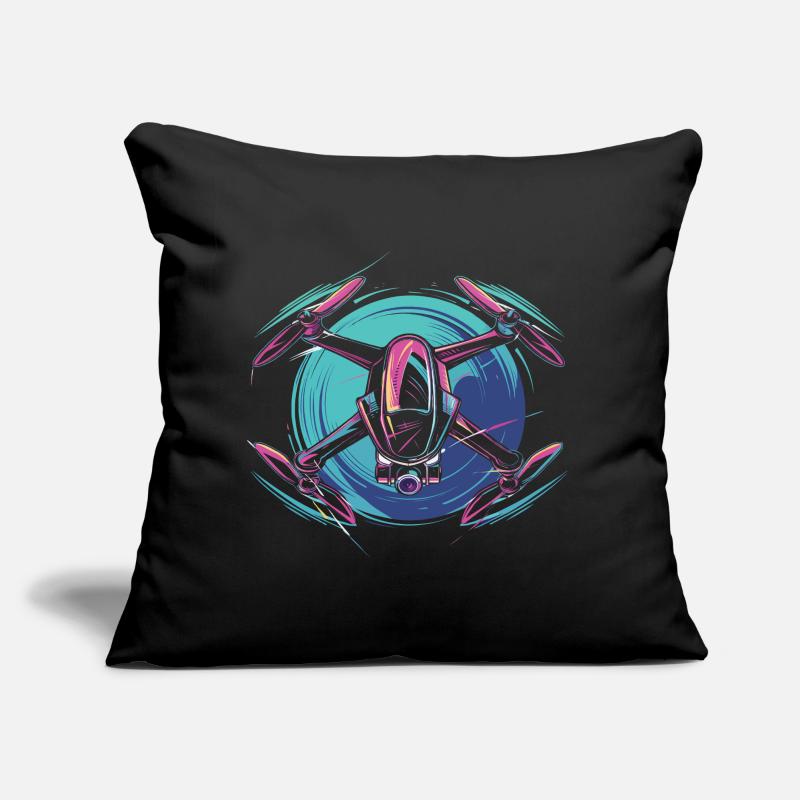 Drone dynamique Coussin et housse de 45 x 45 cm