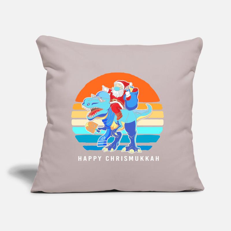 Hanoukka Hanoukka Hanoukka Noël Coussin et housse de 45 x 45 cm