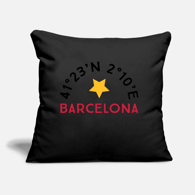 Barcelone Coussin et housse de 45 x 45 cm