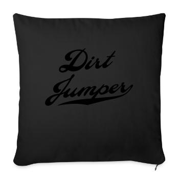 dirt jumper - Sofa pillow with filling 45cm x 45cm - black - Front
