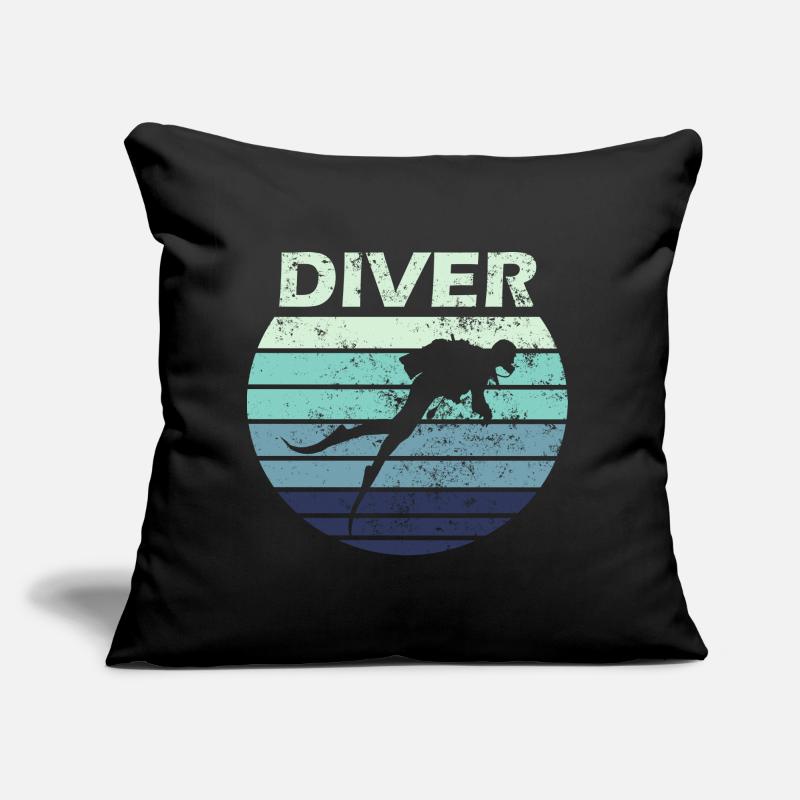 Plongée plongée Coussin et housse de 45 x 45 cm