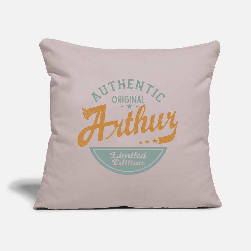 Arthur Name Gift Personalized Arthur Tshirt Sofa pillow with filling 45cm x 45cm