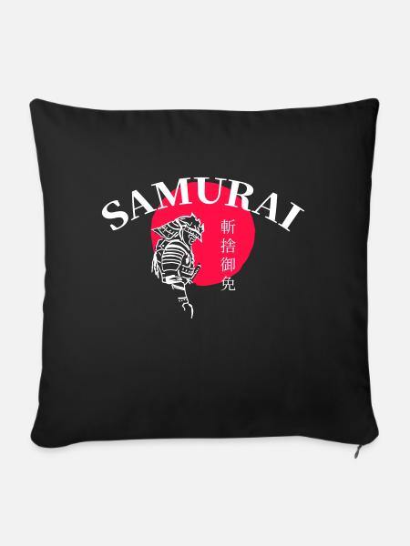 Samurai - Sofakissen mit Füllung 45 x 45 cm - Schwarz