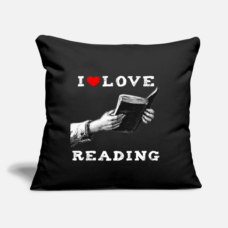 J’adore lire Coussin et housse de 45 x 45 cm