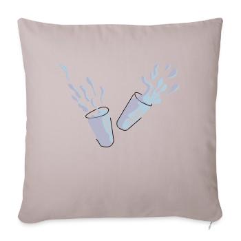 Toast - Sofa pillow with filling 45cm x 45cm - light taupe - Front