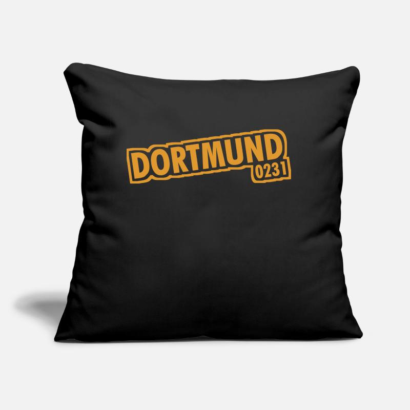 Dortmund - 0231 - Area Code Sofa pillow with filling 45cm x 45cm