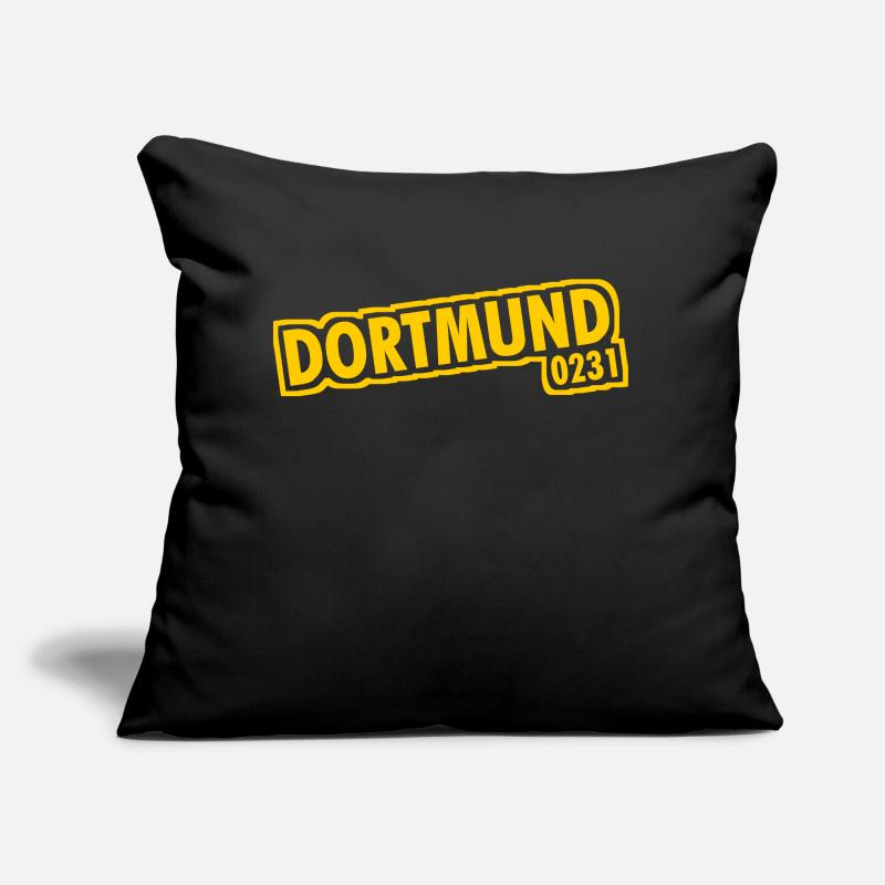 Dortmund - 0231 - Area Code Sofa pillow with filling 45cm x 45cm