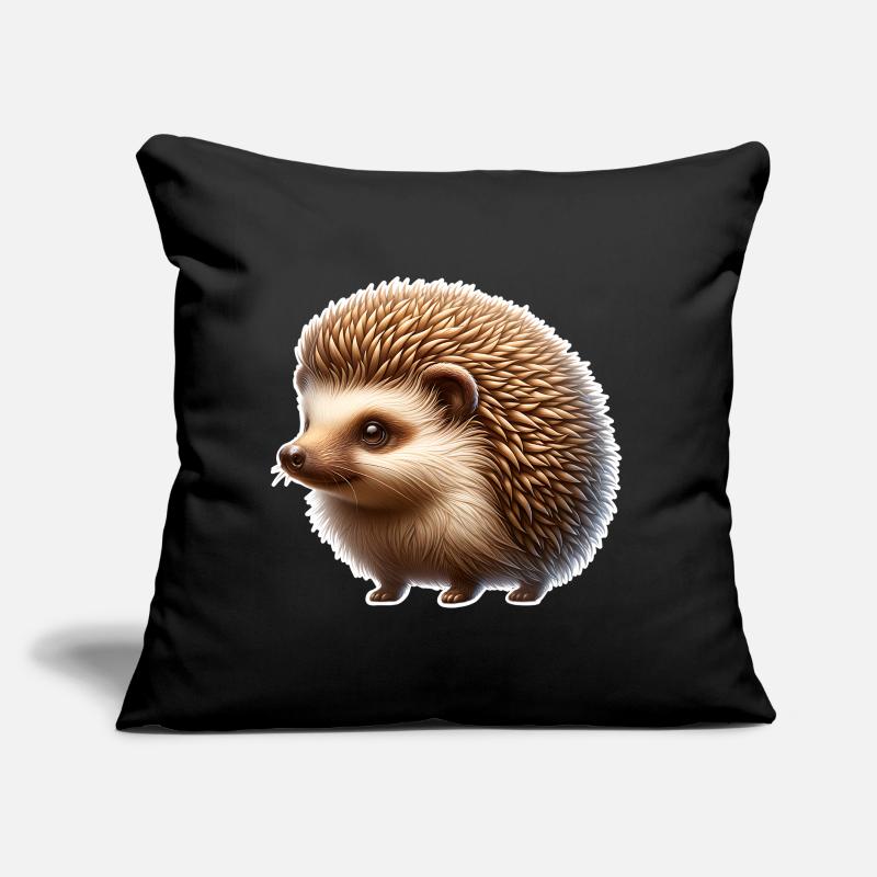 Hérisson Coussin et housse de 45 x 45 cm