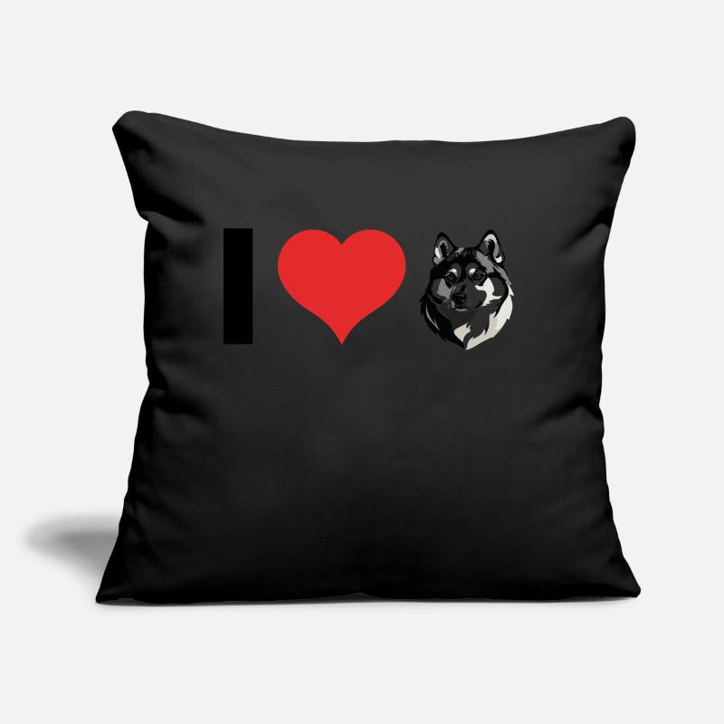 Husky mignon - Conception de chien de compagnie Coussin et housse de 45 x 45 cm