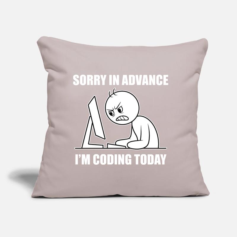 Proud software developer for programming students Sofa pillow with filling 45cm x 45cm