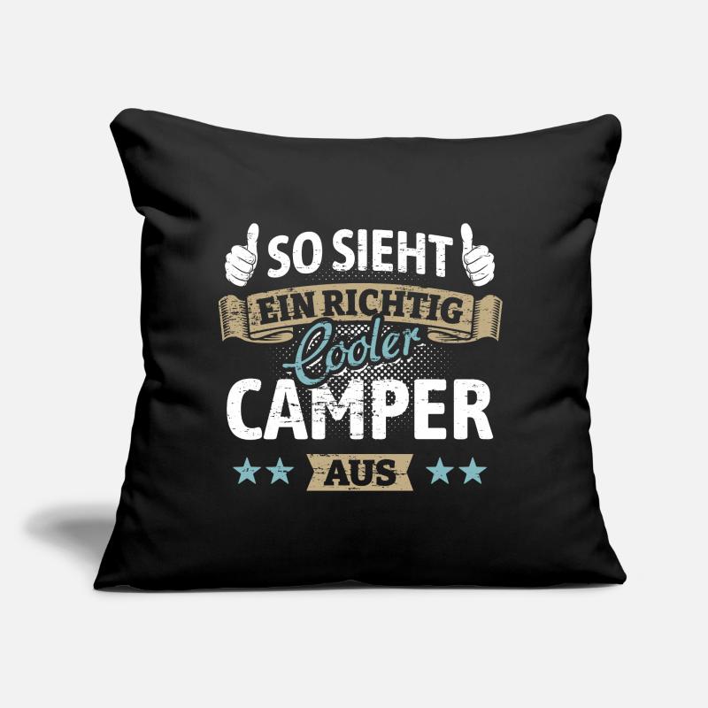 So sieht ein richtig cooler Camper aus - Spruch Sofakissen mit Füllung 45 x 45 cm