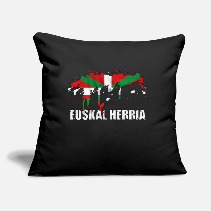 drapeau basque Coussin et housse de 45 x 45 cm