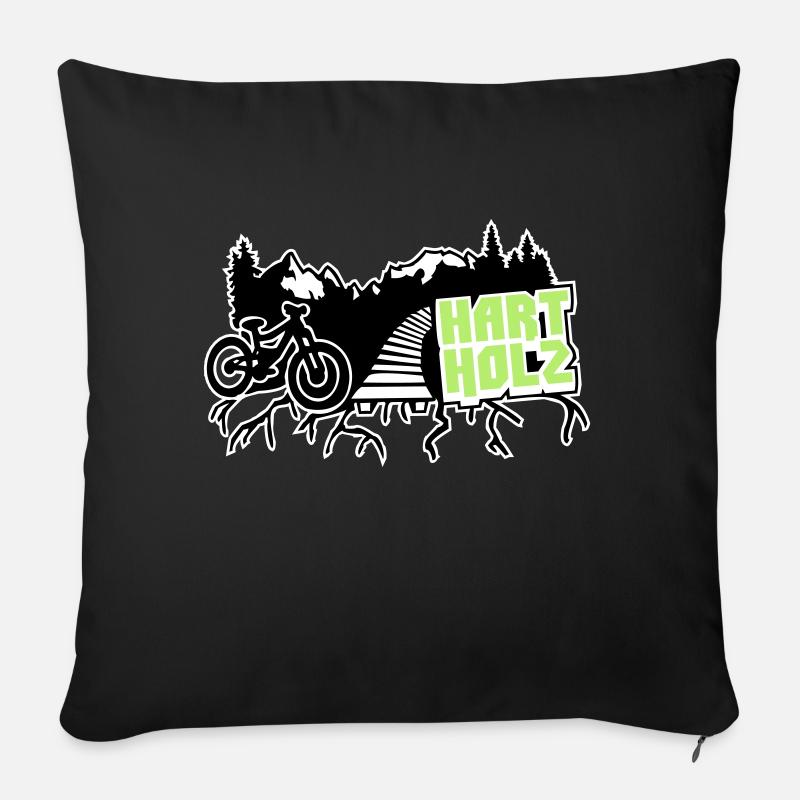 BOIS Freeride - Coussin et housse de 45 x 45 cm - noir
