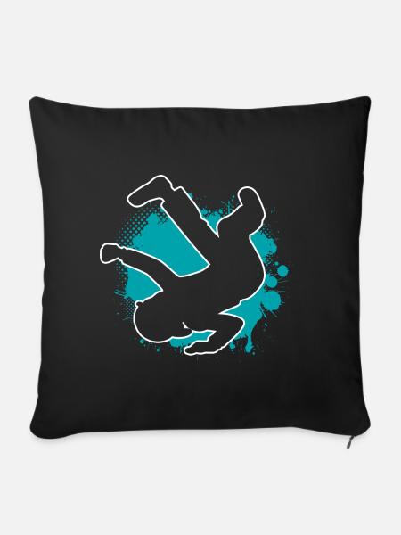 Breakdancer Breakdancing Junge - Sofakissen mit Füllung 45 x 45 cm - Schwarz