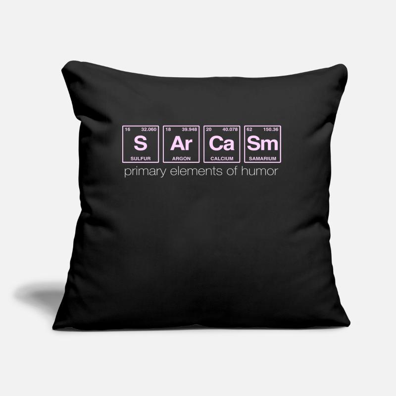 Drôles de dictons: SARCASME - Système de perdiode Coussin et housse de 45 x 45 cm