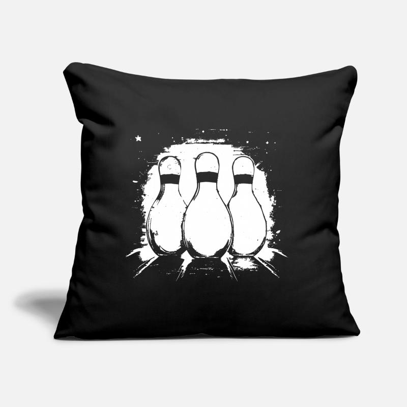 Dessin de bowling Coussin et housse de 45 x 45 cm