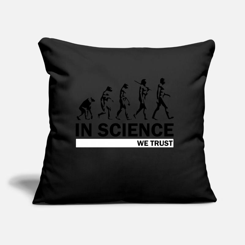 Evolution de la science Coussin et housse de 45 x 45 cm