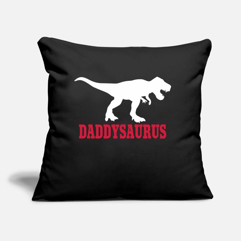 Daddy Saurus Sofakissen mit Füllung 45 x 45 cm