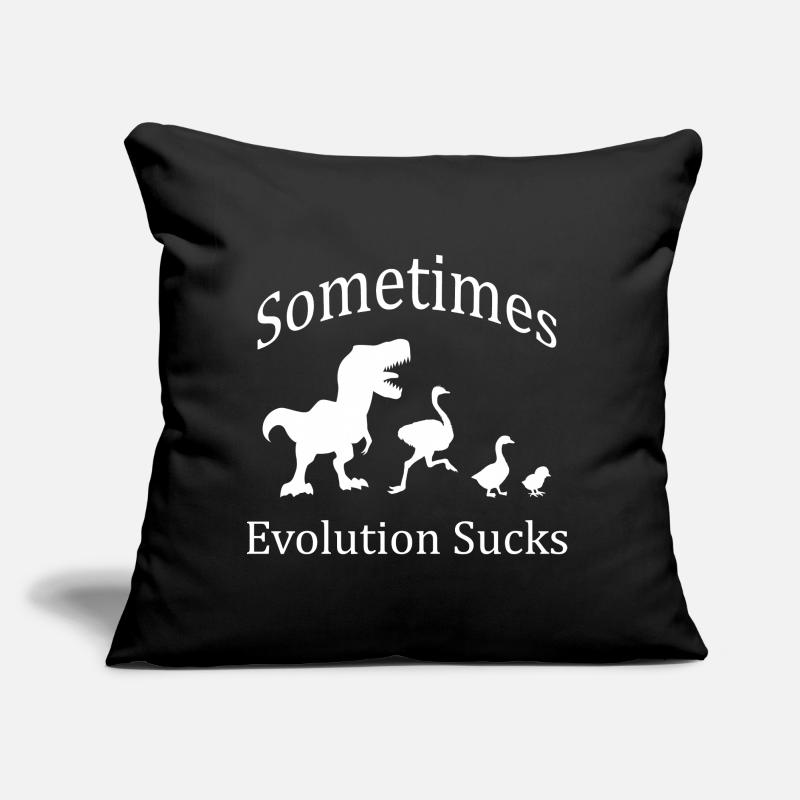 Sometimes Evolution Sucks Sofakissen mit Füllung 45 x 45 cm