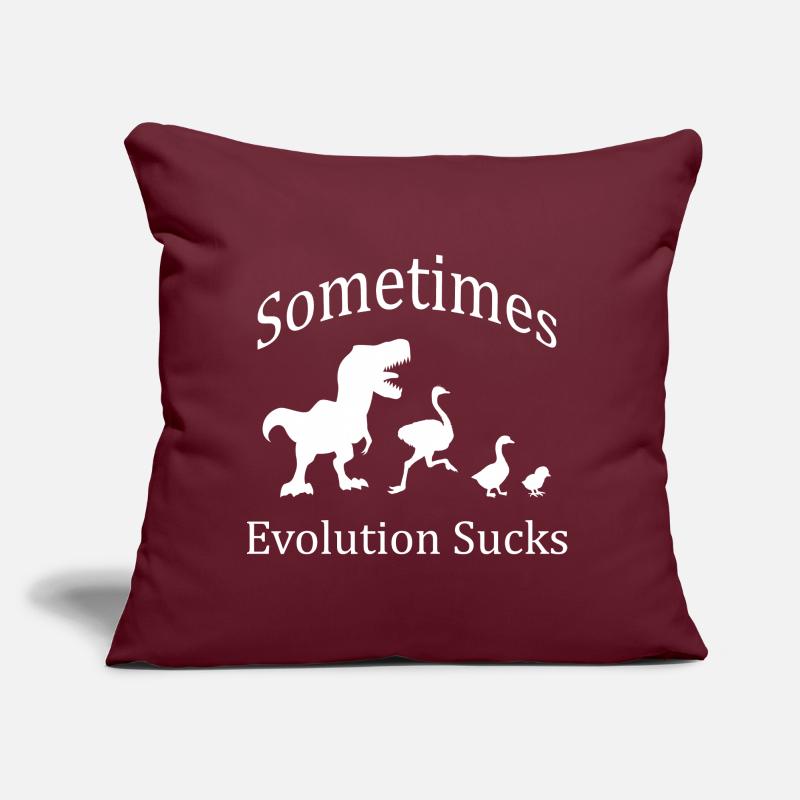 Sometimes Evolution Sucks Sofa pillow with filling 45cm x 45cm