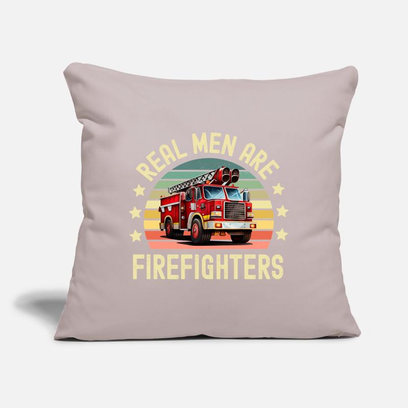 Firefighter Fire Brigade Sofa pillow with filling 45cm x 45cm
