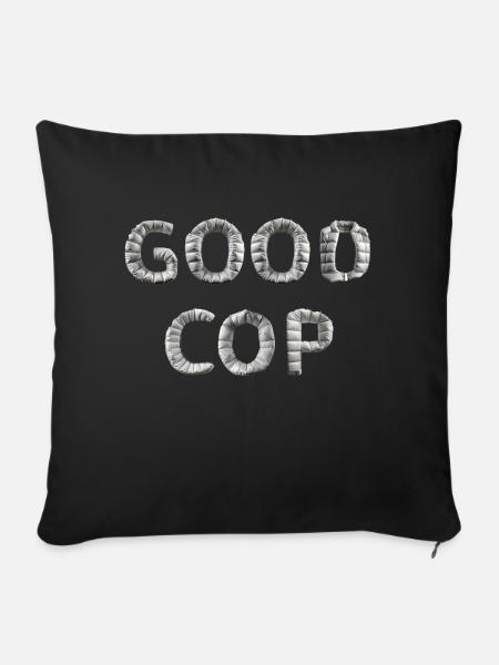 Good Cop - Sofakissen mit Füllung 45 x 45 cm - Schwarz