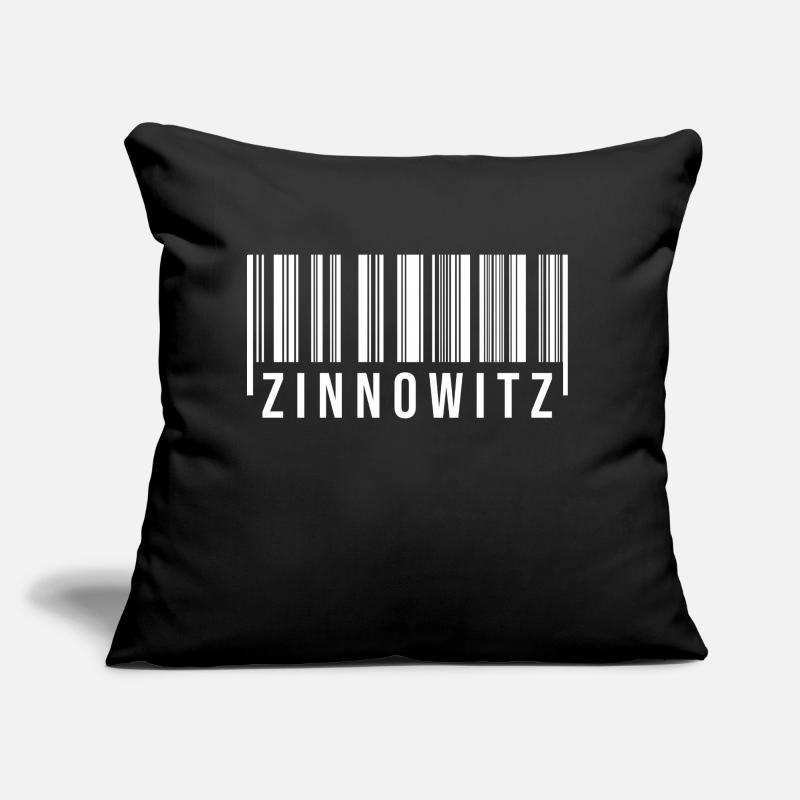 Zinnowitz Strichcode Sofakissen mit Füllung 45 x 45 cm