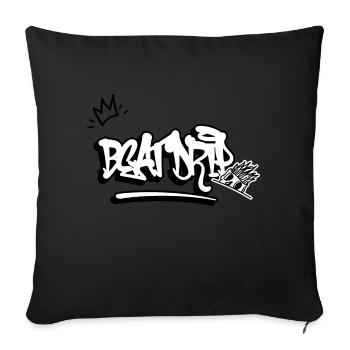 Beatdrip Street - Sofakissen mit Füllung 45 x 45 cm - Schwarz - Vorne