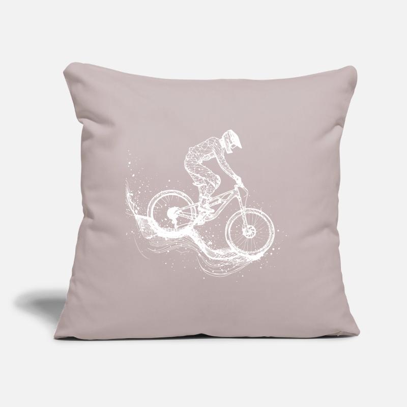 Dessin VTT Coussin et housse de 45 x 45 cm