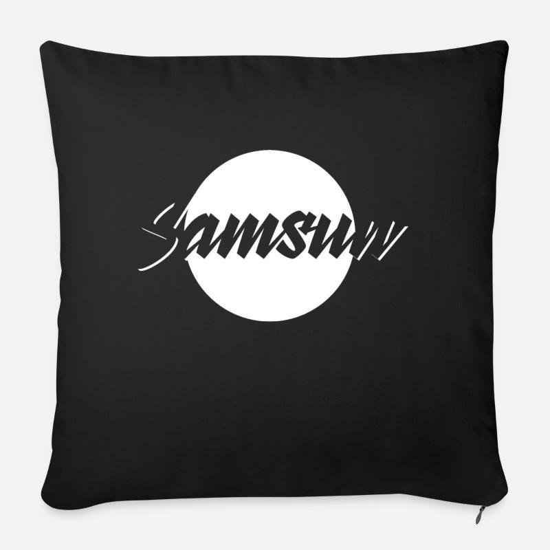 Samsun - Sofakissen mit Füllung 45 x 45 cm - Schwarz