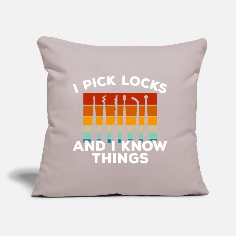 Locksmith Locksmithing Locksmiths Sofa pillow with filling 45cm x 45cm