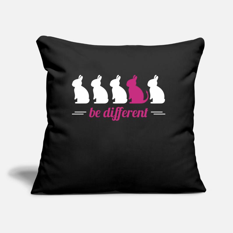 be different lapins Hare Easter bunny bunny Coussin et housse de 45 x 45 cm