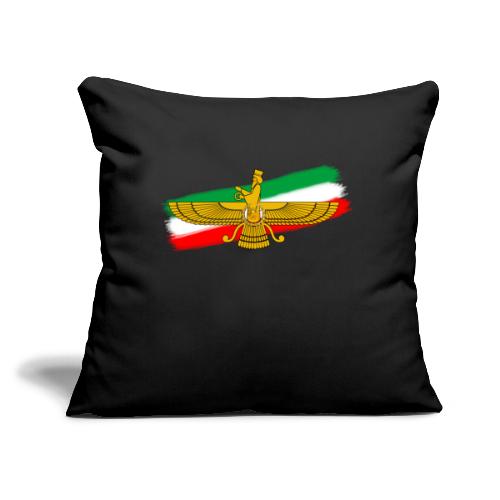 Iran Flag Faravahar Lion Sun - Sofa pillow with filling 45cm x 45cm
