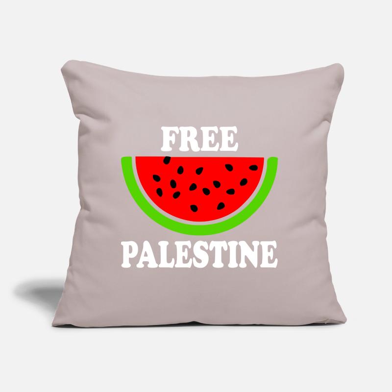 Palestine libre - melon pastèque Coussin et housse de 45 x 45 cm