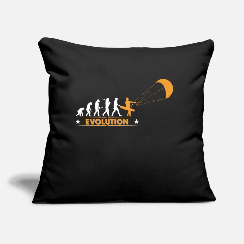 Kitesurf - evolution Coussin et housse de 45 x 45 cm