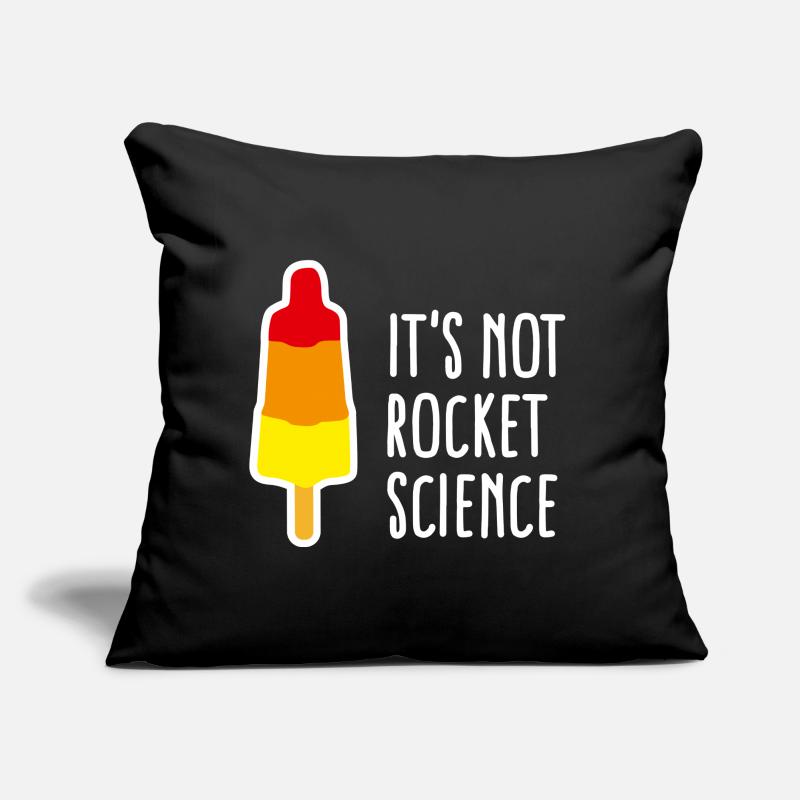 It's not rocket science Eis am Stiel Rakete nerd Sofakissen mit Füllung 45 x 45 cm