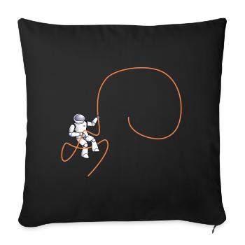 Space Cowboy - Sofa pillow with filling 45cm x 45cm - black - Front