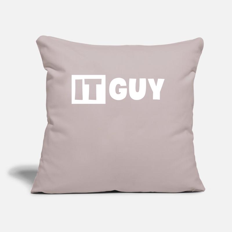 IT Guy Funny Information Technology Tech Desktop Sofa pillow with filling 45cm x 45cm