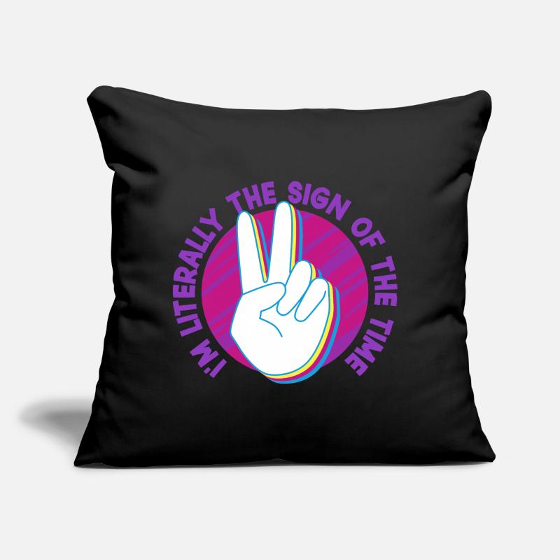 ASL Sign Language Interpreter Sofa pillow with filling 45cm x 45cm