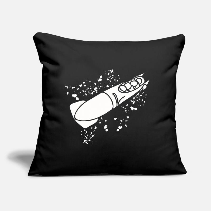 Bobsleigh Bobsleigh Bobsleigh à quatre Coussin et housse de 45 x 45 cm