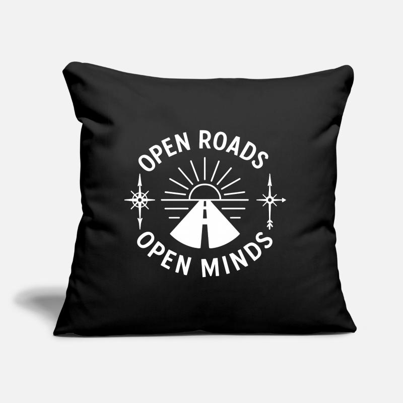 Open streets, open thoughts Sofa pillow with filling 45cm x 45cm