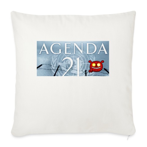 Agenda 21.bad - Sofa pillow with filling 45cm x 45cm