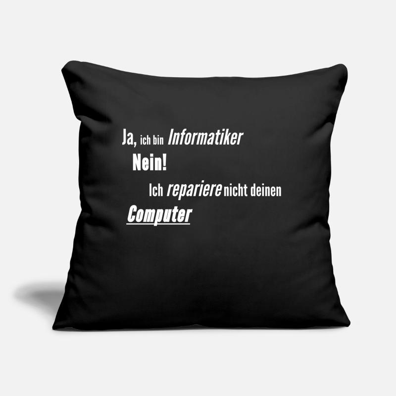 Informatiker Computer kaputt Sofakissen mit Füllung 45 x 45 cm