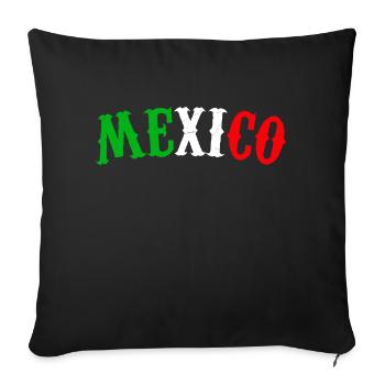 Mexiko Fan - Sofakissen mit Füllung 45 x 45 cm - Schwarz - Vorne