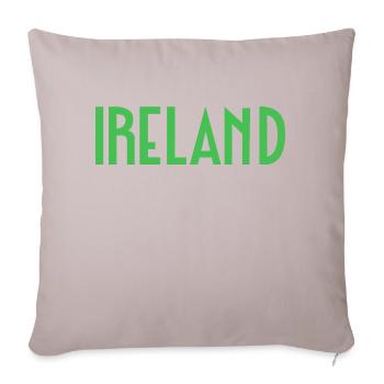 Irlande - Coussin et housse de 45 x 45 cm - taupe clair - Devant
