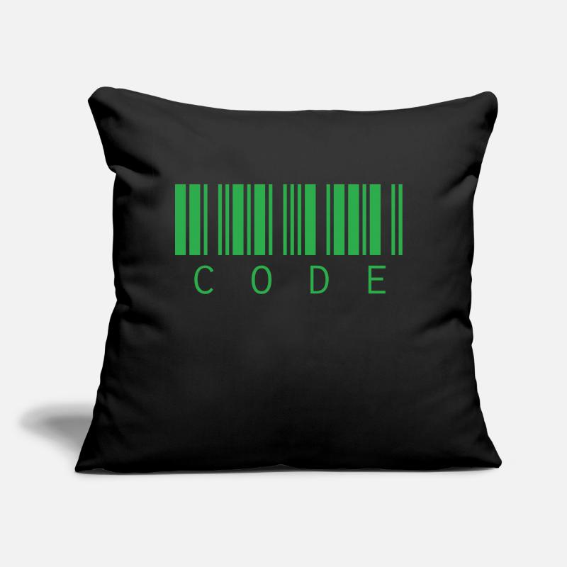 code Sofa pillow with filling 45cm x 45cm
