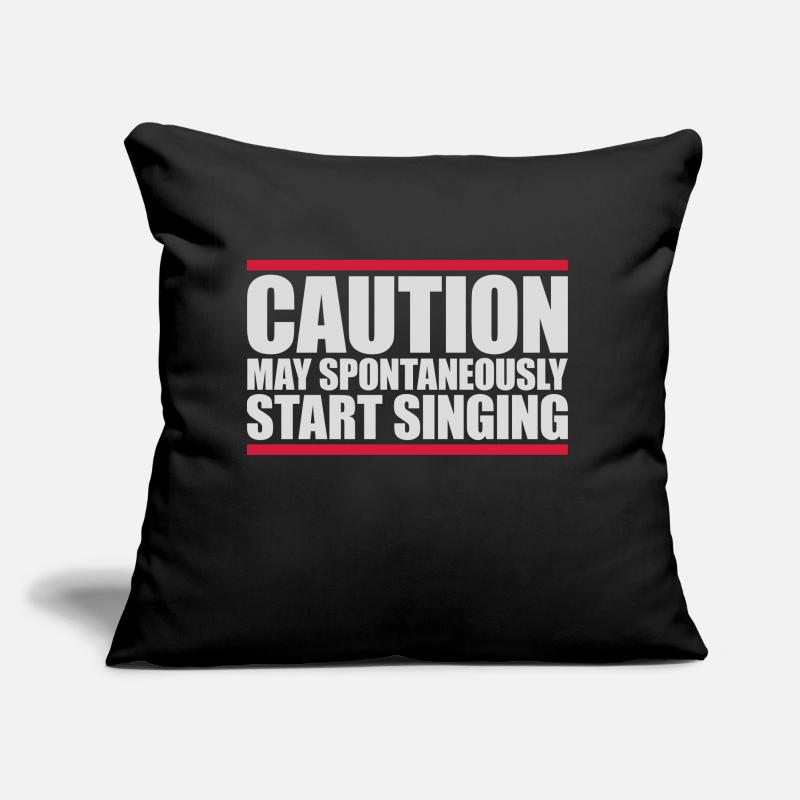may spontaneously start singing Sofa pillow with filling 45cm x 45cm